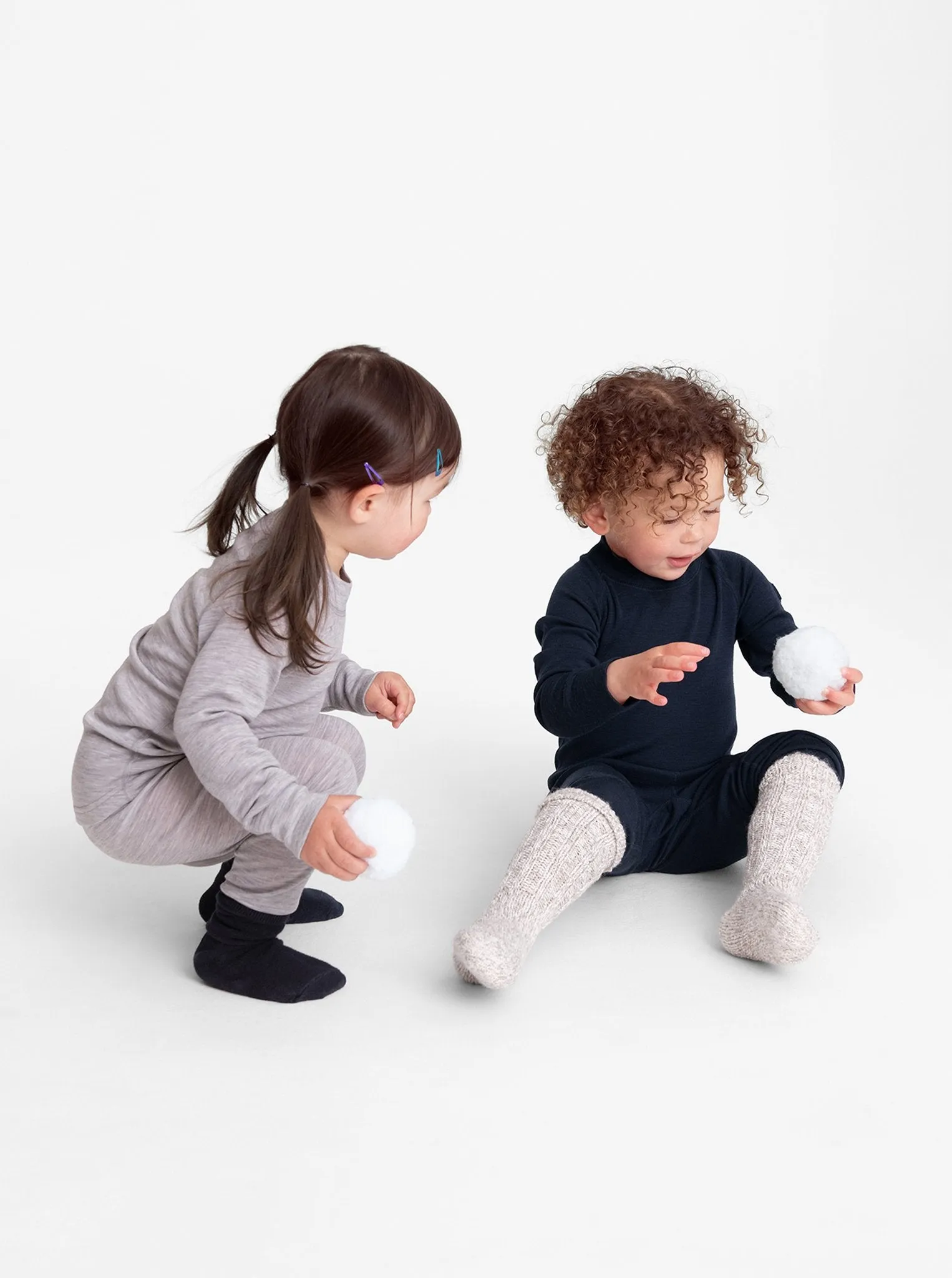 Thermal Merino Wool Kids Long Johns