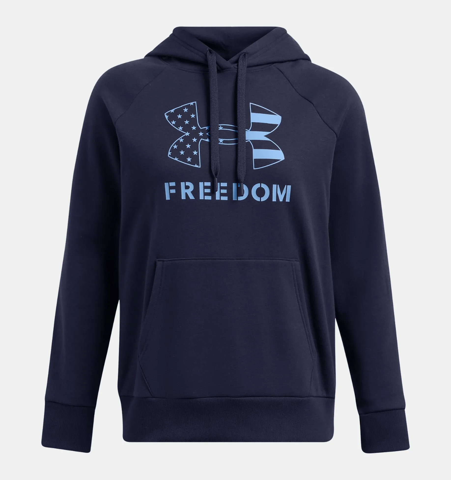 UNDER ARMOUR WOMENS RIVAL FREEDOM LOGO HOODIE