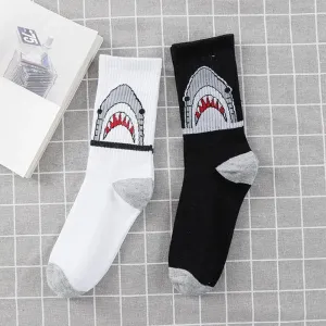 Unisex Sports Socks:  Shark Fun