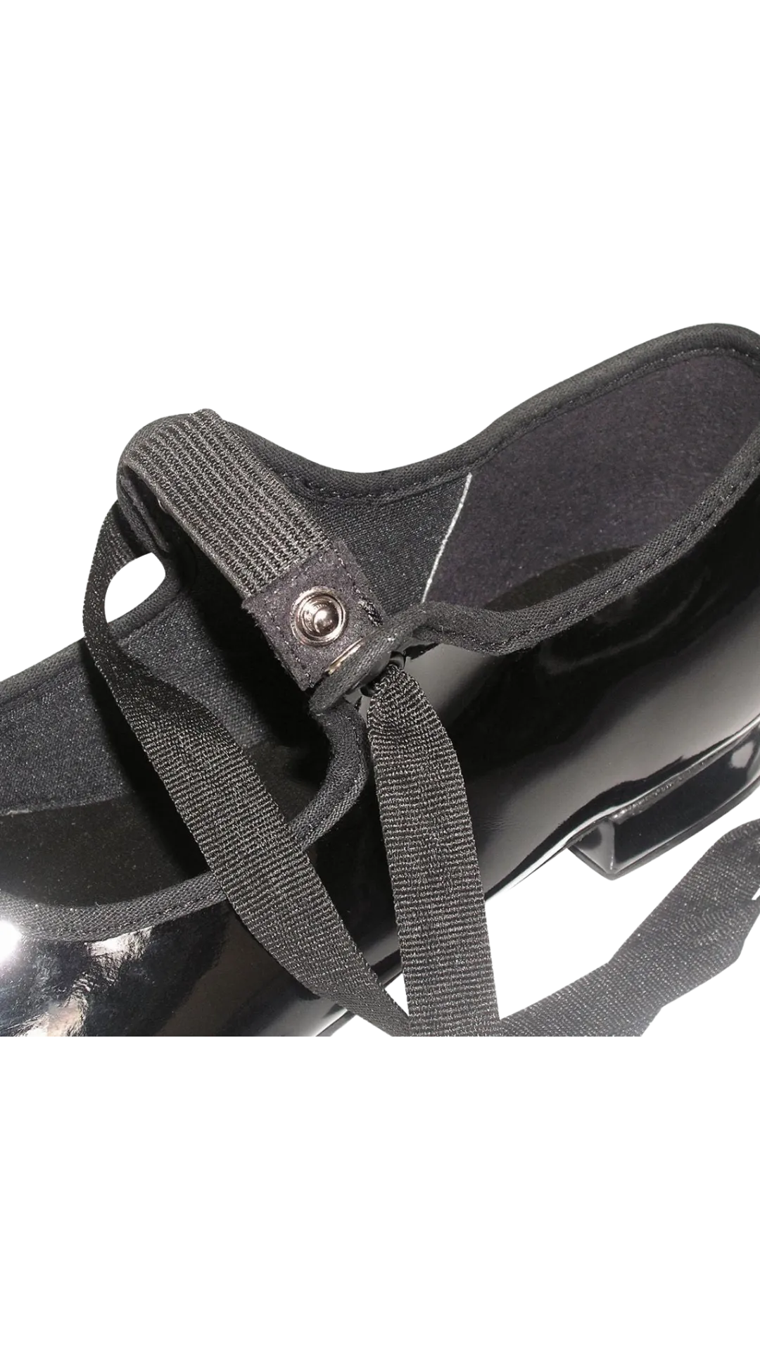 Val Tie and Snap Tap Shoe TA35-Child (Patent Black)