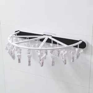 Wall-Mounted Foldable Socks Drying Rack