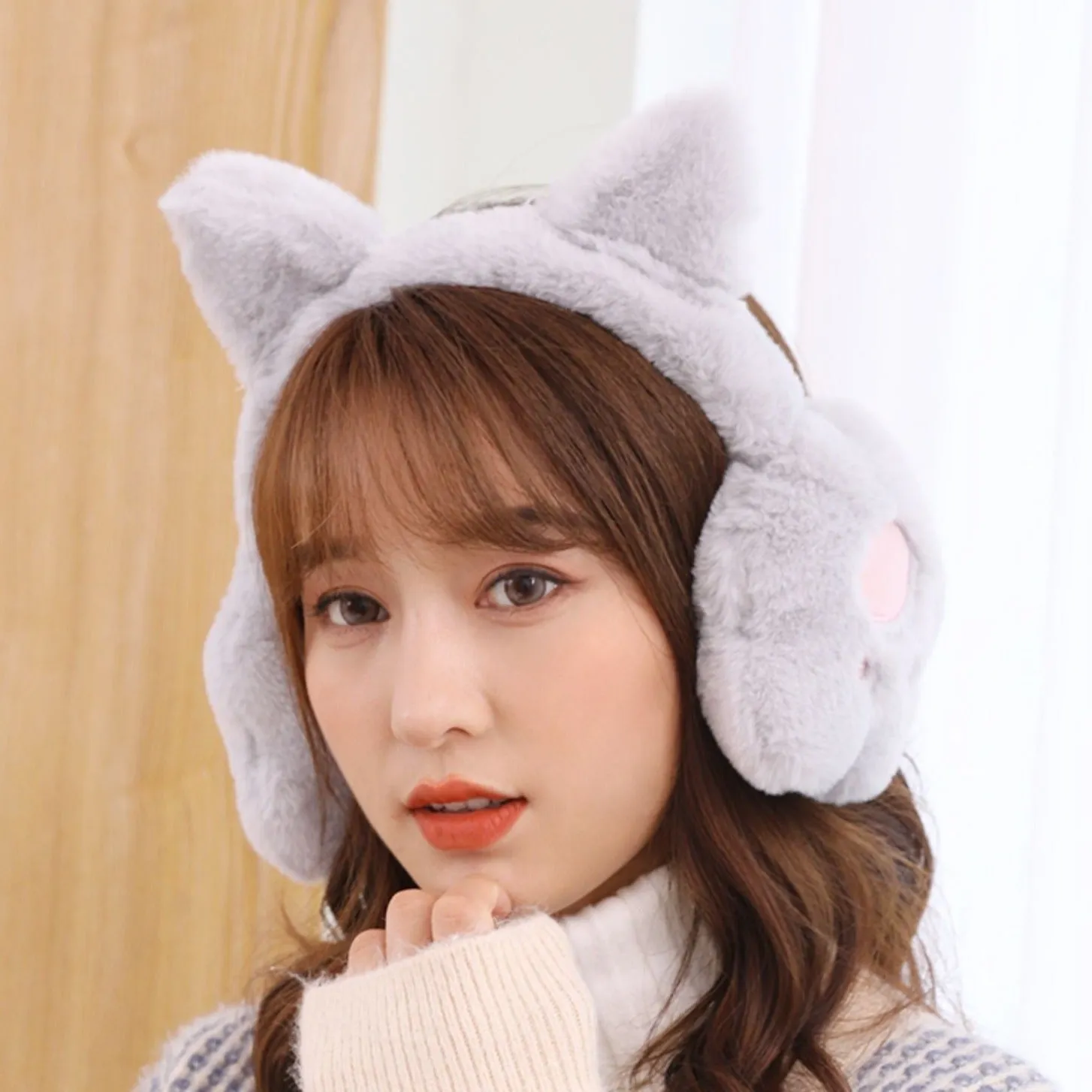 Winter Cute Cat Ears Earmuffs