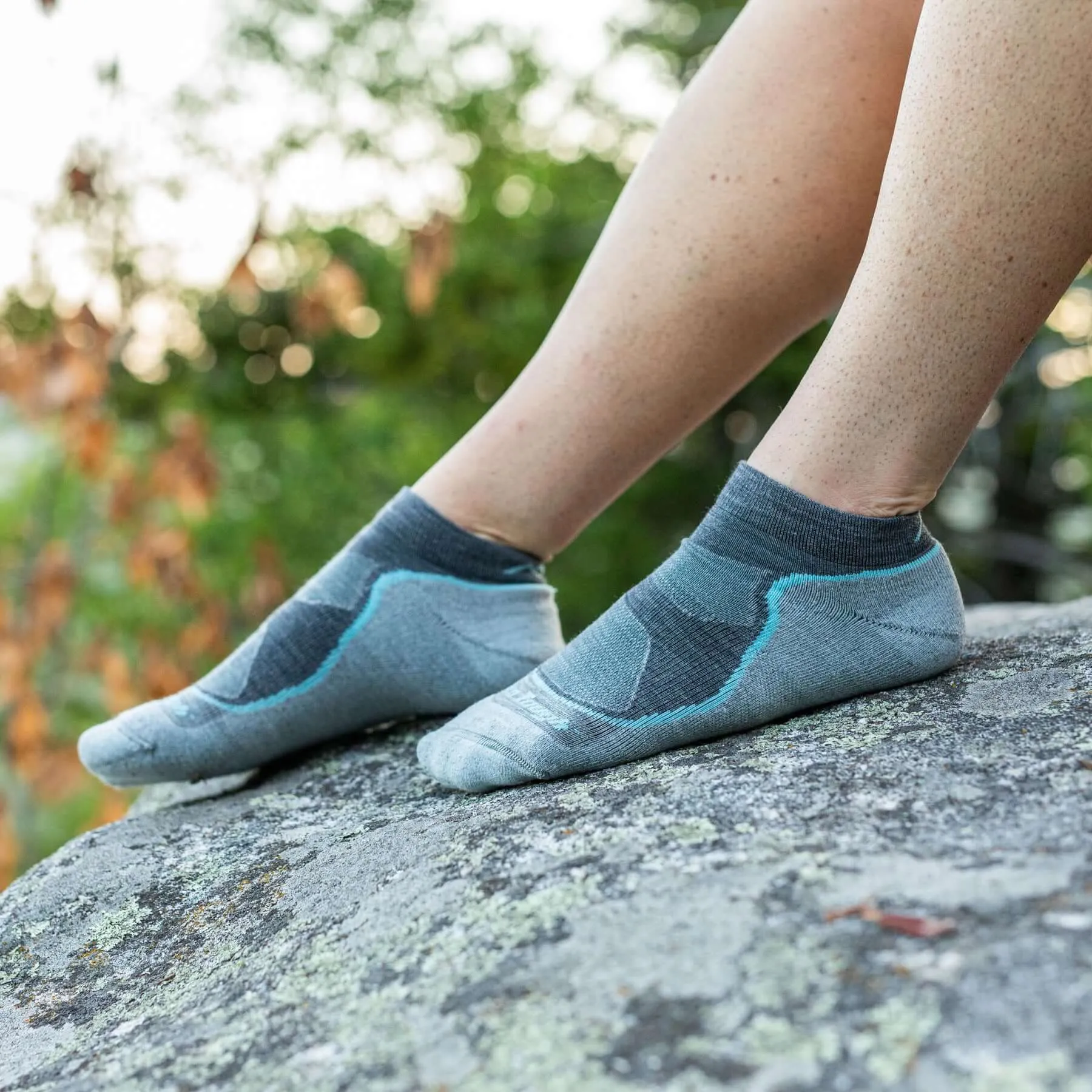 Women's Light Hiker No Show Lightweight Hiking Sock - Slate