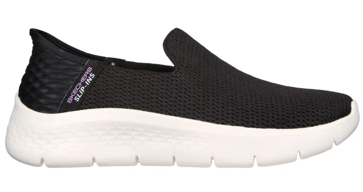 WOMEN'S SKECHERS GO WALK FLEX | BLACK / WHITE