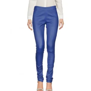 Women's Skinny Leather Trousers - Isla